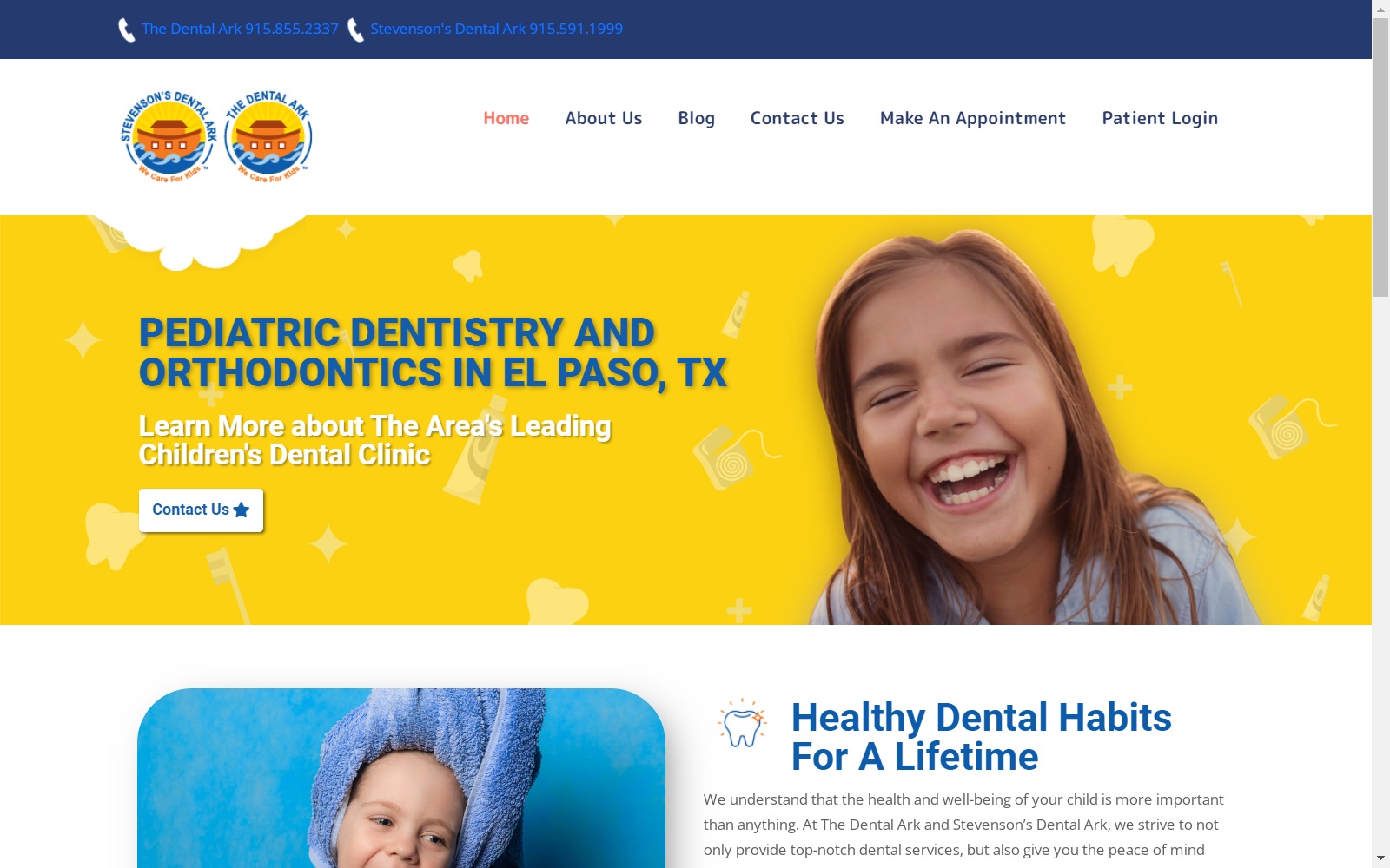 dentalark.com screenshot