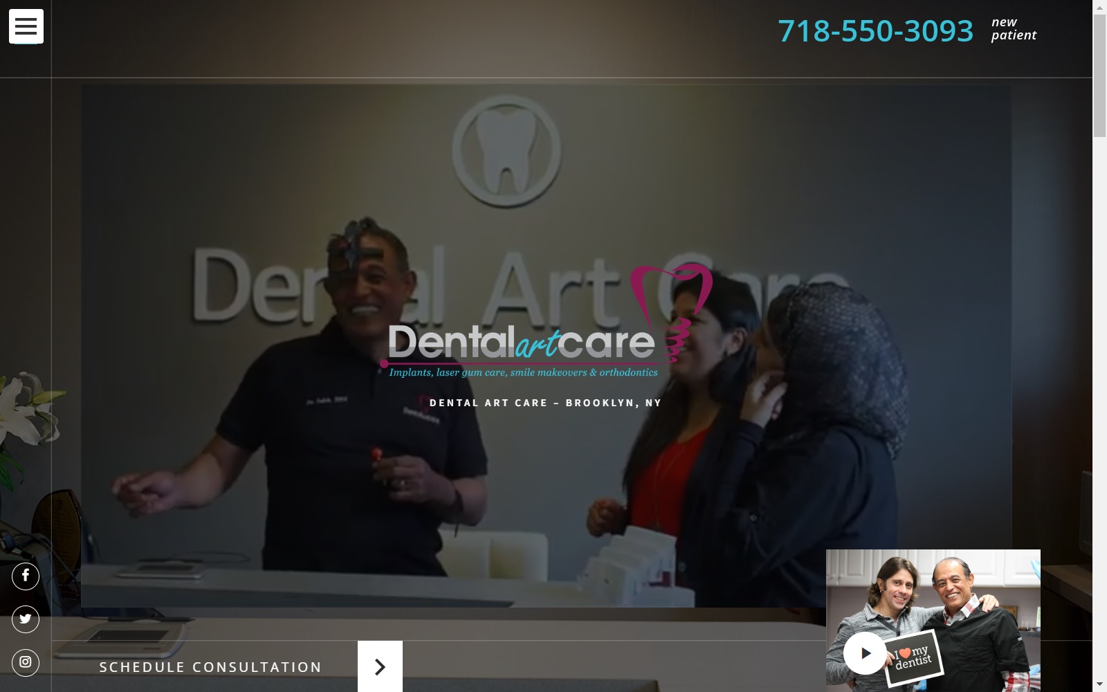 dentalartcare.com screenshot