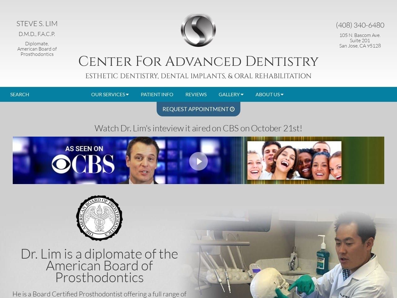 Dental Care Westgate Website Screenshot from dentalcarewestgate.com