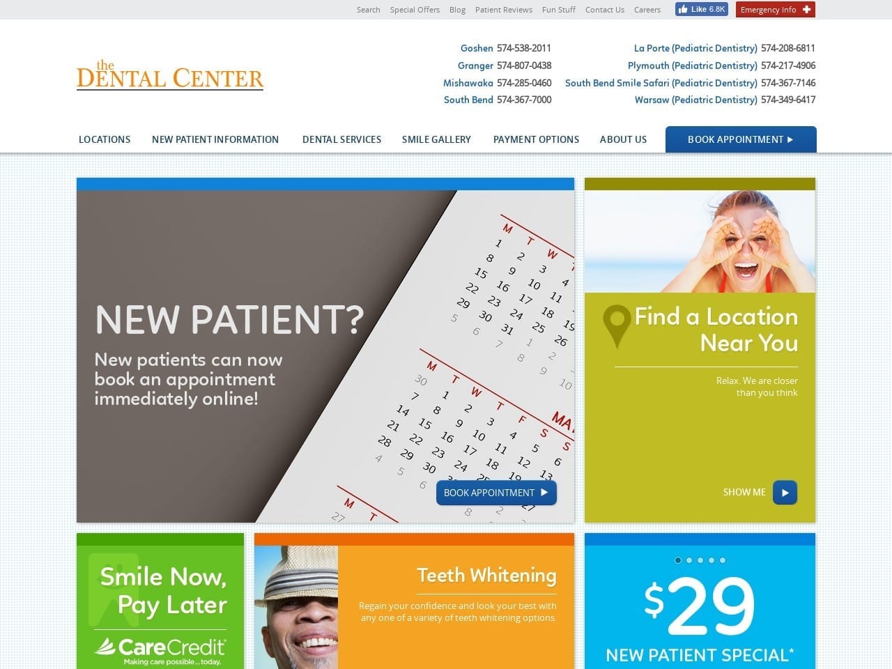 Austgen Robert S DDS Website Screenshot from dentalcenter-in.com