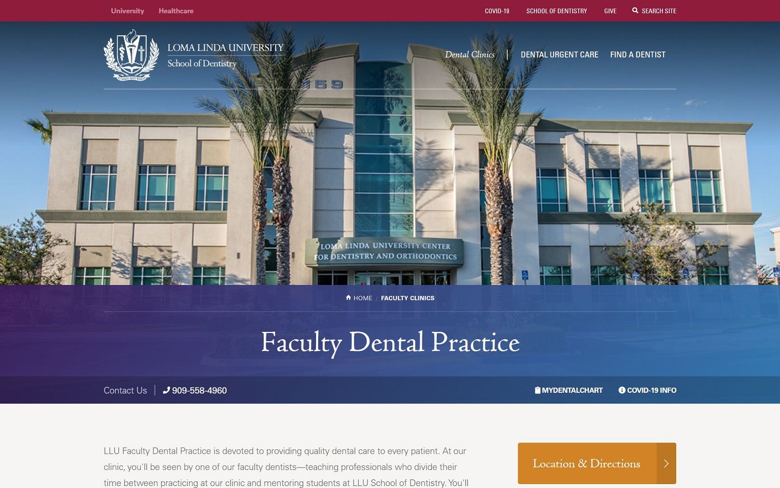 dentalclinics.llu.edu_faculty-clinics screenshot
