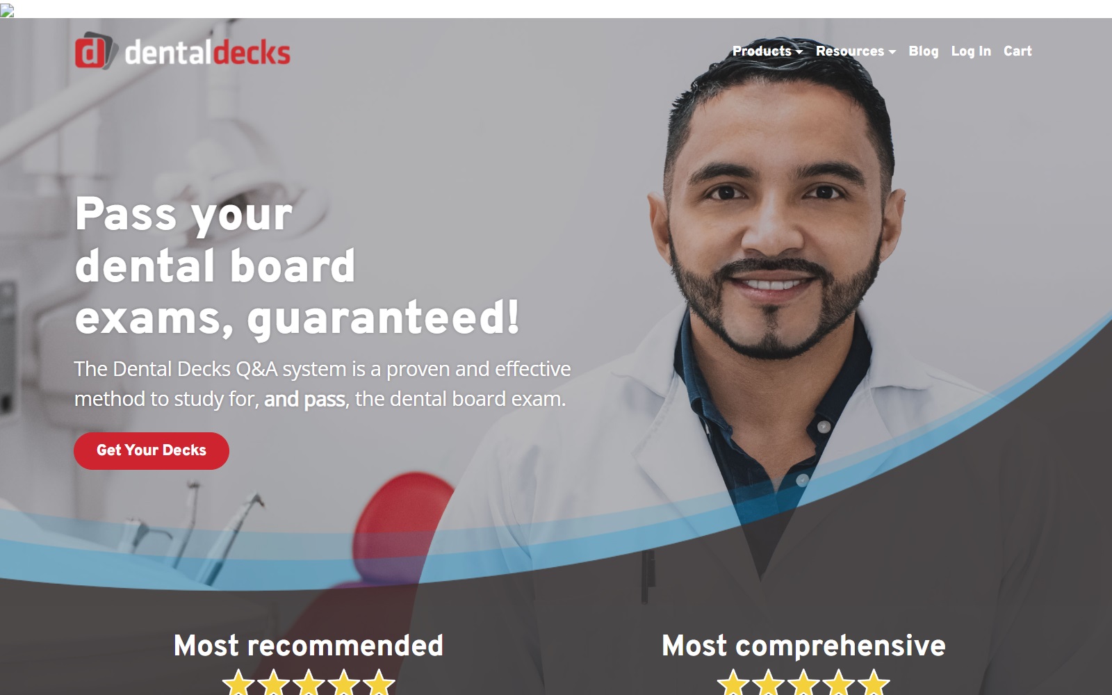 dentaldecks.com screenshot