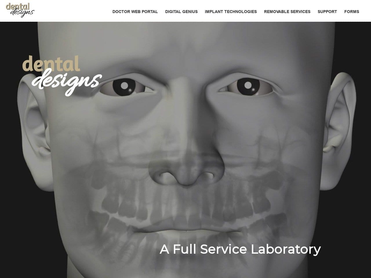 Dental Designs Inc. Website Screenshot from dentaldesignsinc.com