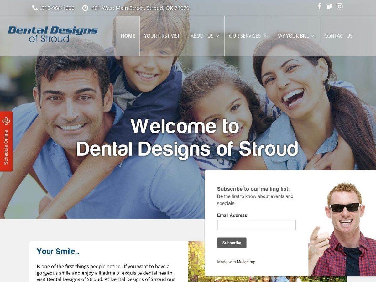 Dental Designsofstroud Website Screenshot from dentaldesignsofstroud.com