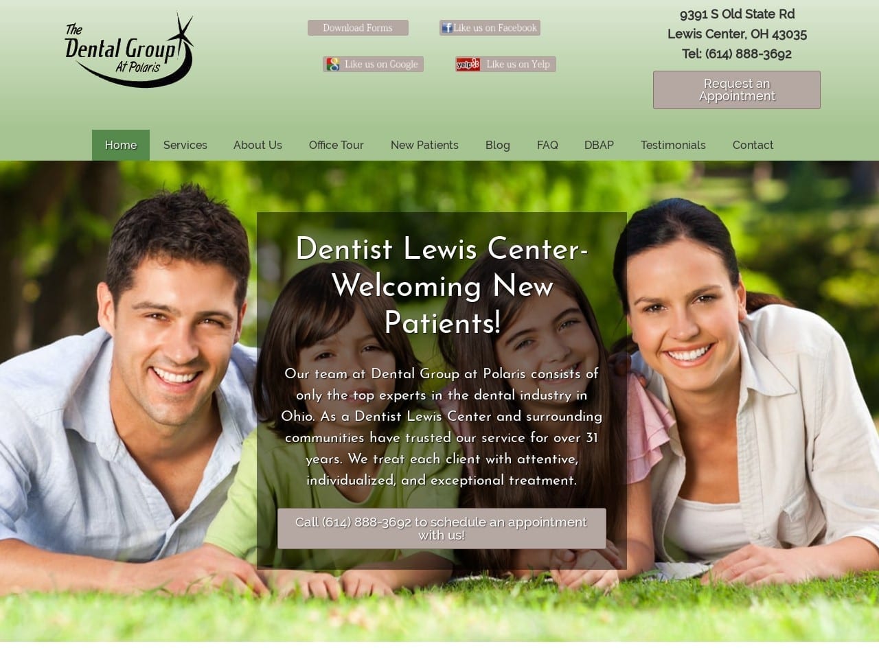 Dental  Groupatpolaris Website Screenshot from dentalgroupatpolaris.com