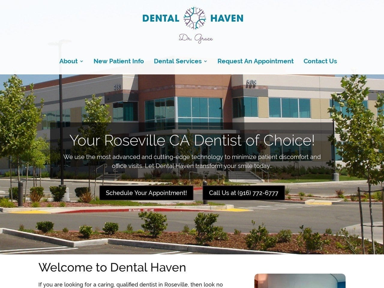 Dental Haven Website Screenshot from dentalhaven.com