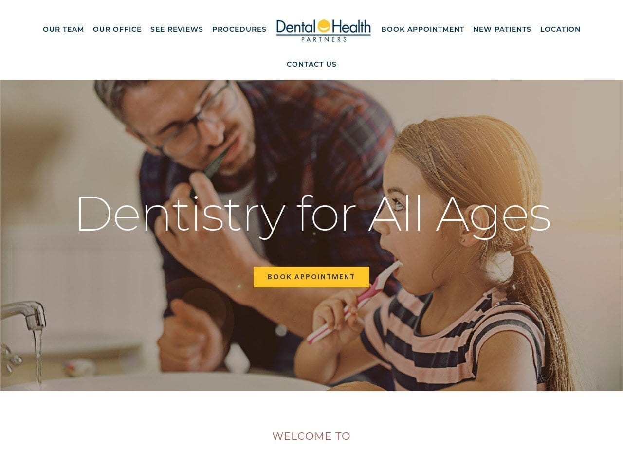 Dental Health Partners Website Screenshot from dentalhealthpartners.com