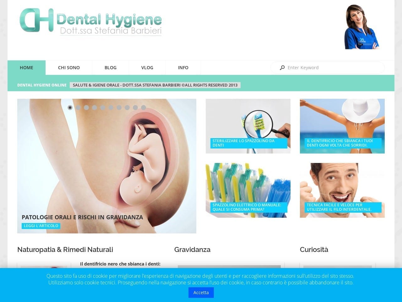 Dental Hygiene online Website Screenshot from dentalhygieneonline.com