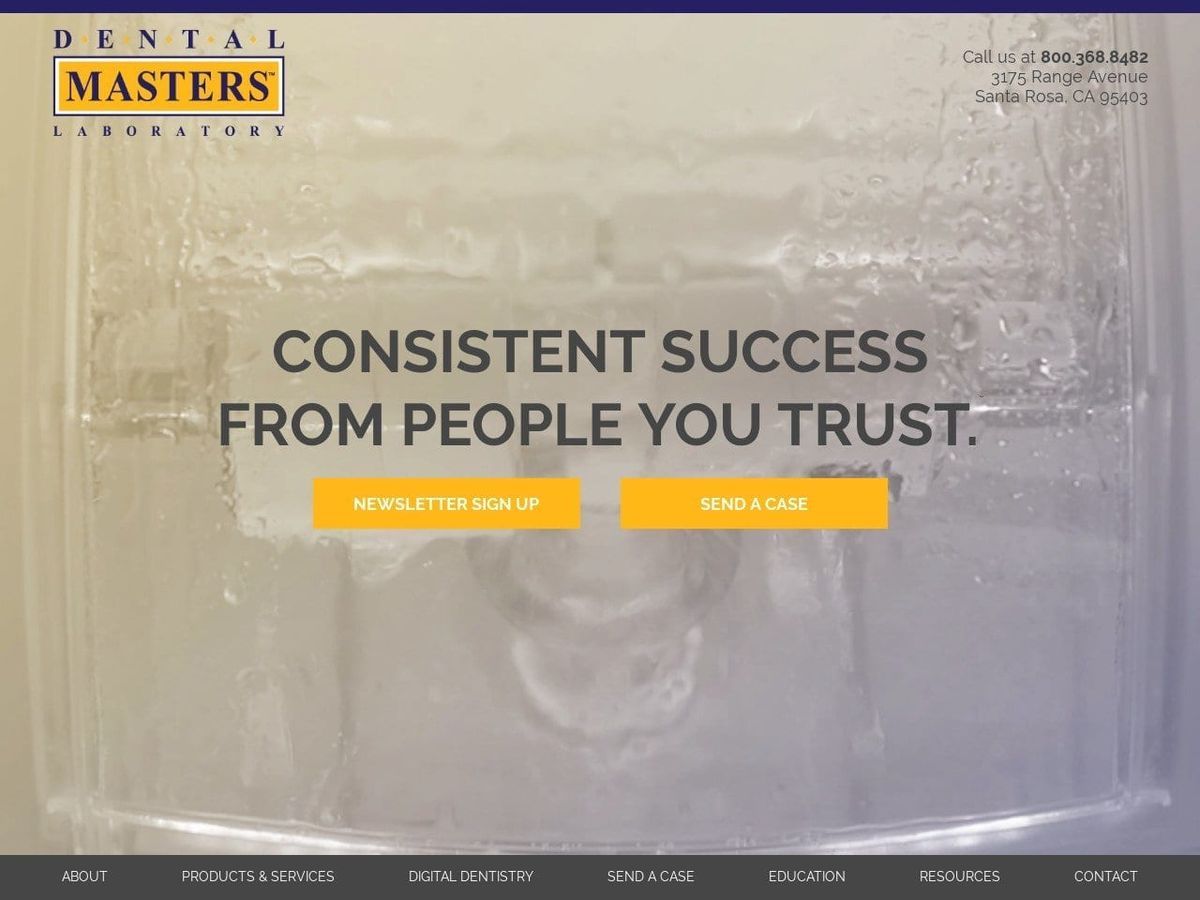 Dura Website Screenshot from dentalmasters.com