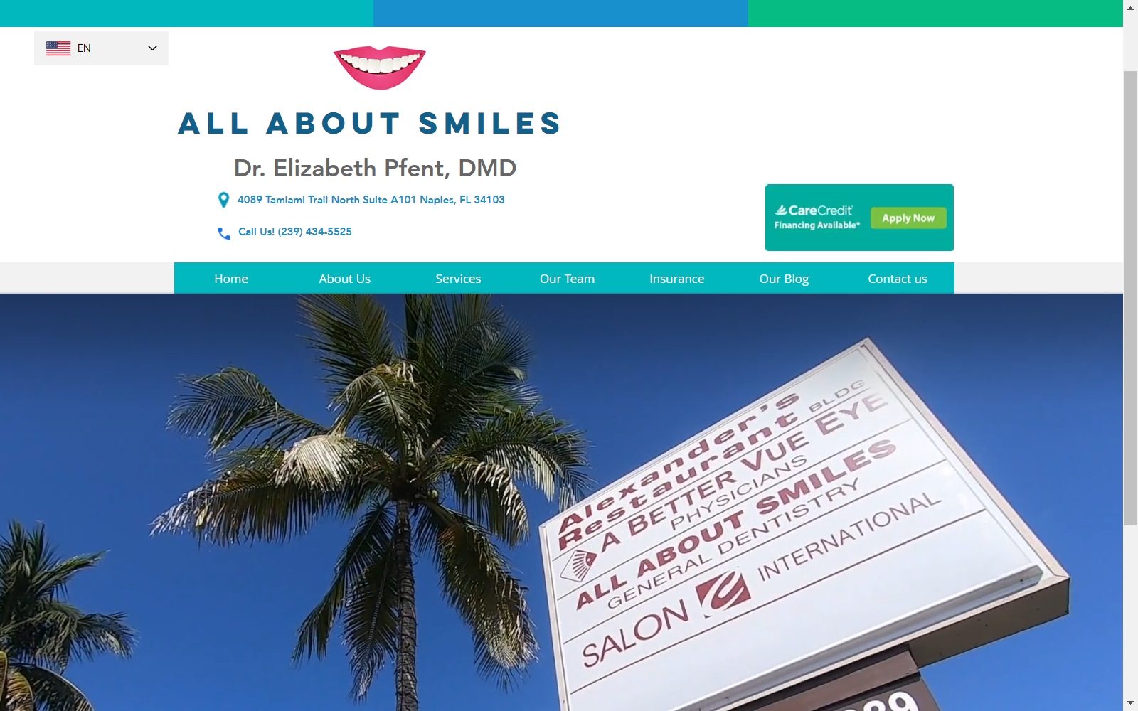 dentalnaples.com screenshot