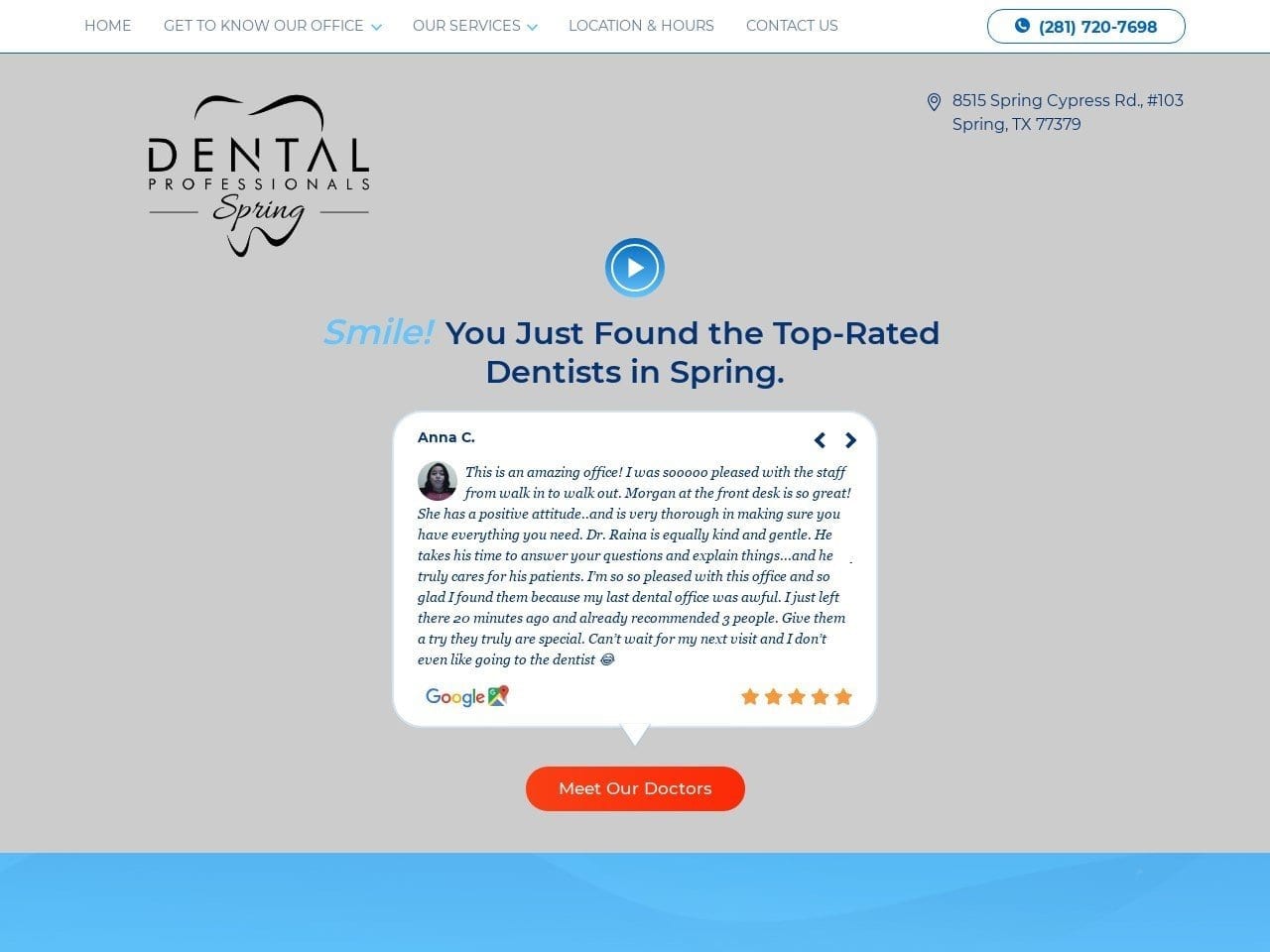 Dental Professionals Website Screenshot from dentalprofessionalsonline.com