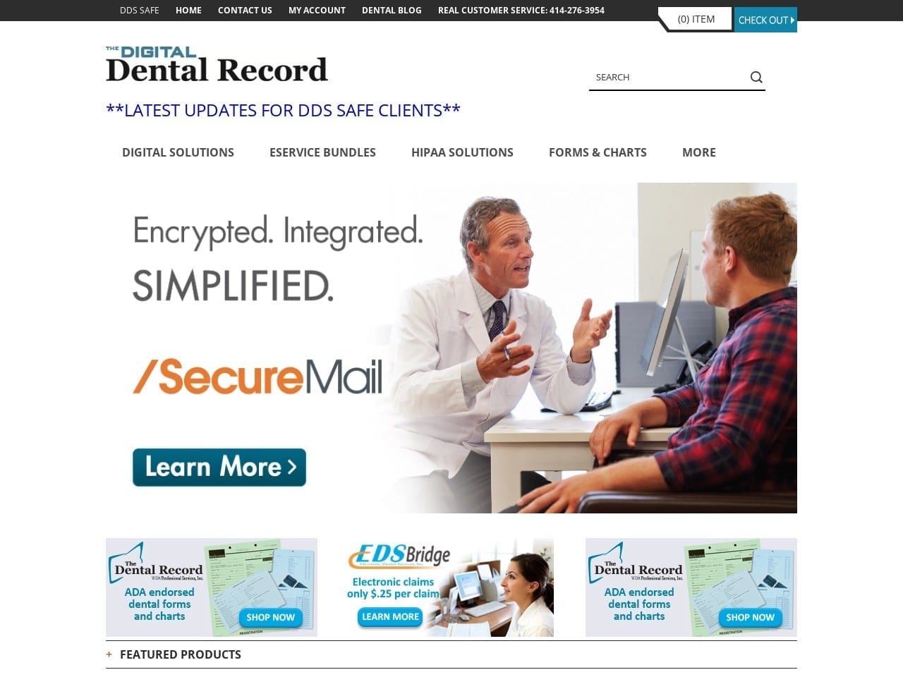 The Dental Record Website Screenshot from dentalrecord.com