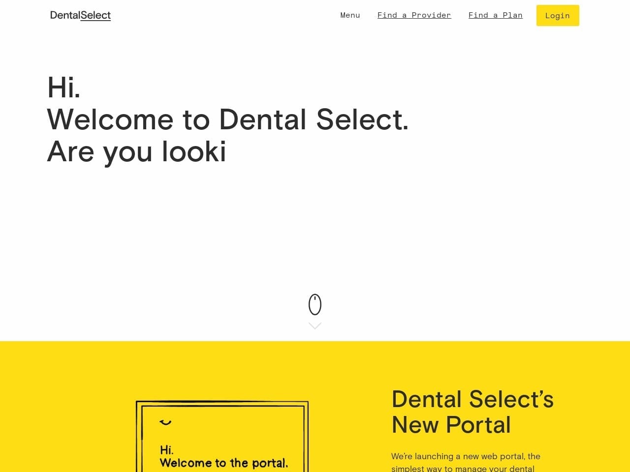 Dental Select Website Screenshot from dentalselect.com