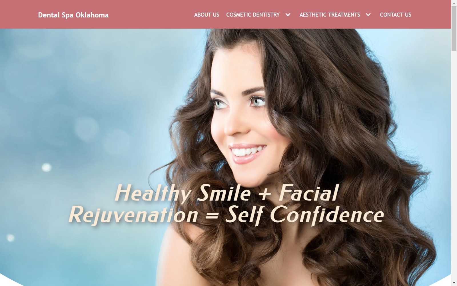 dentalspaoklahoma.org screenshot