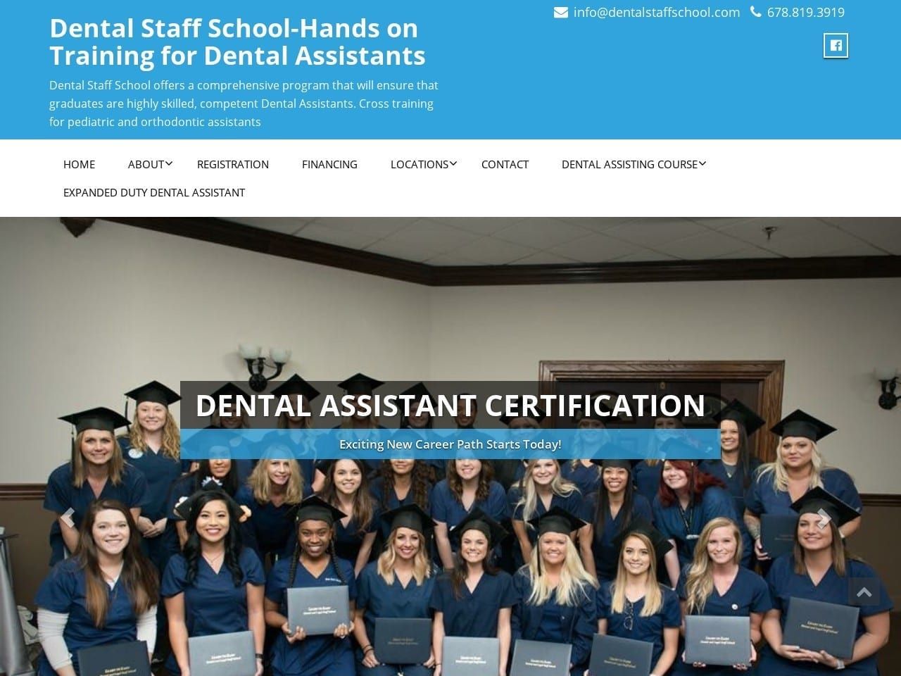 Dental Staffschool Website Screenshot from dentalstaffschool.com