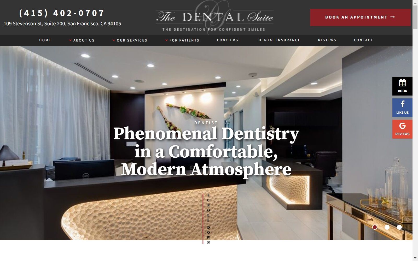 dentalsuite-sf.com screenshot