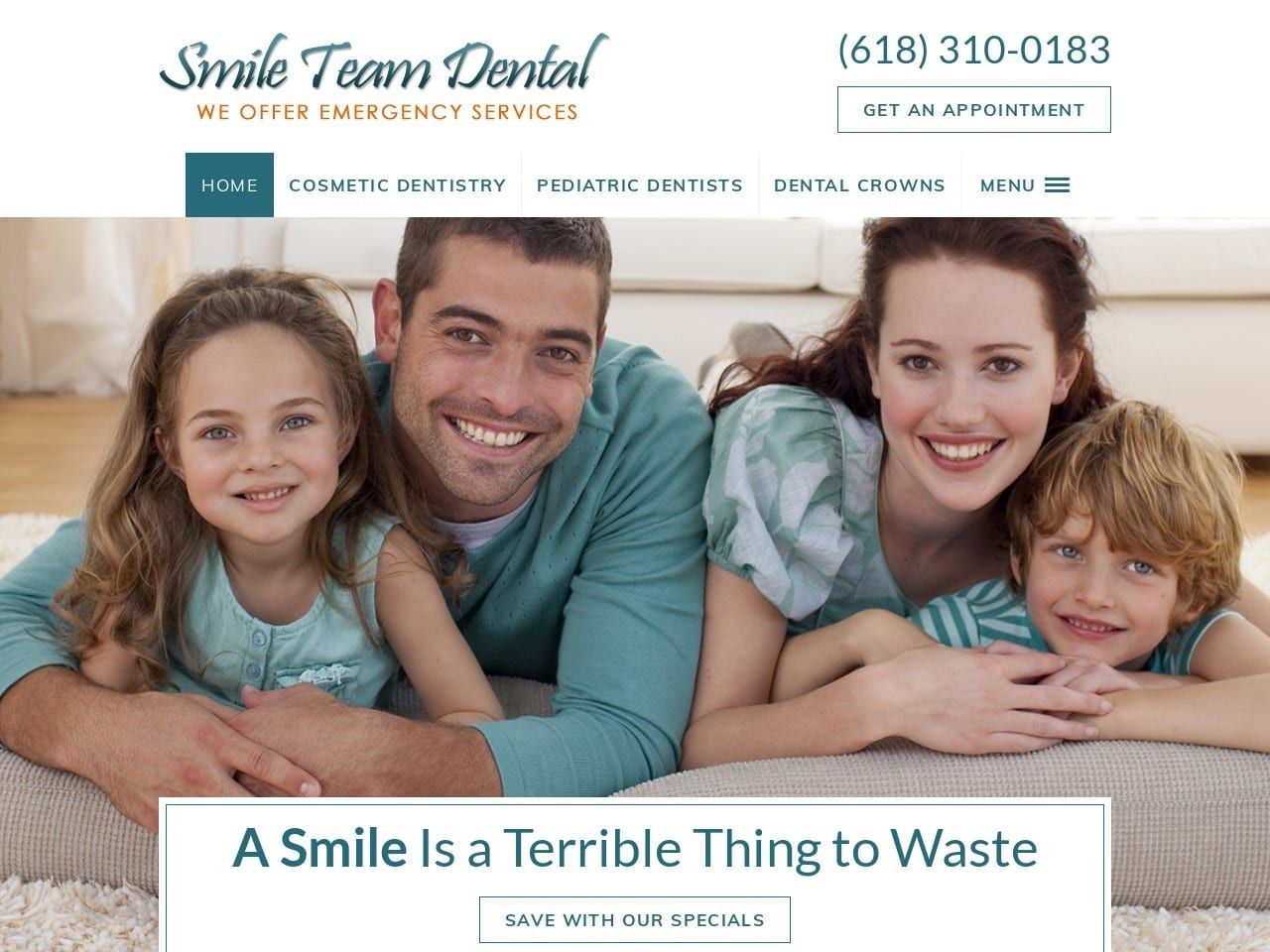 Dentist Website Screenshot from dentist-belleville.com