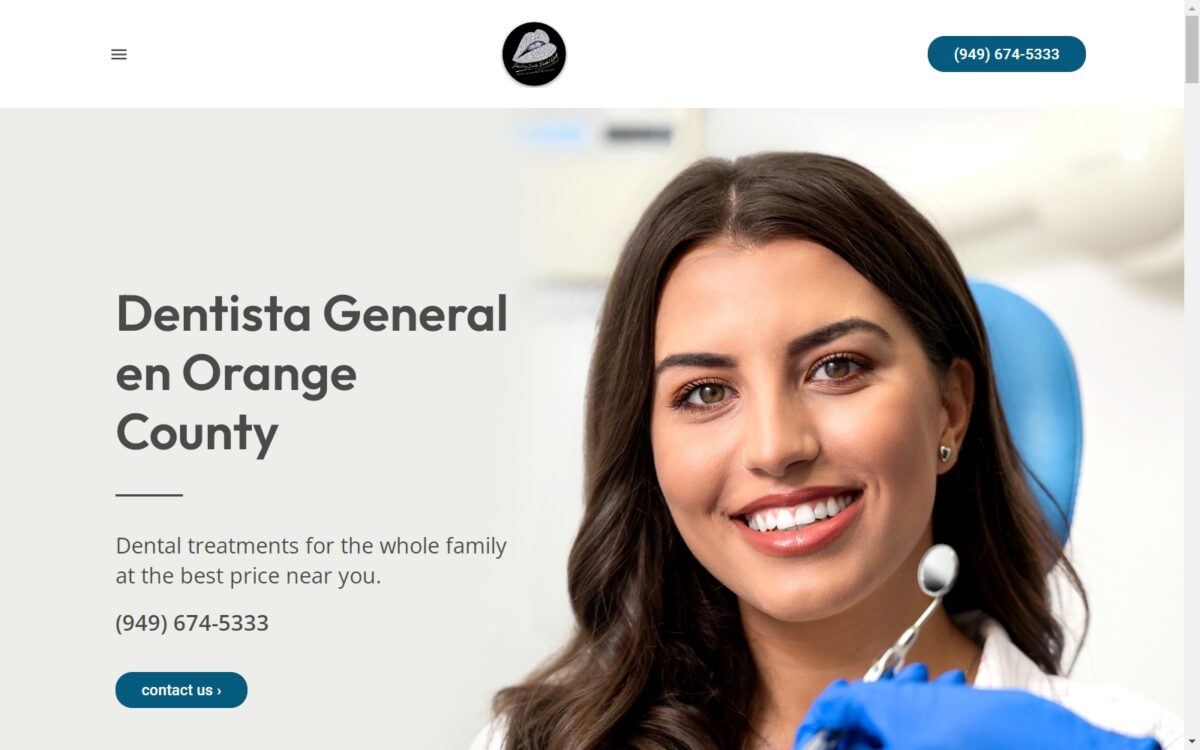 dentistaencostamesa.com screenshot