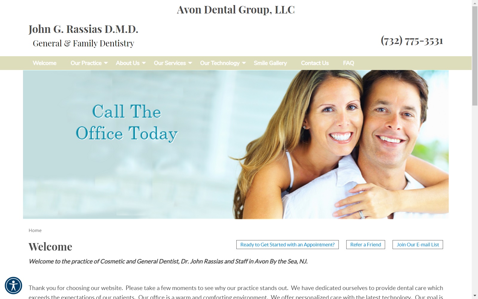 dentistinavon.com screenshot