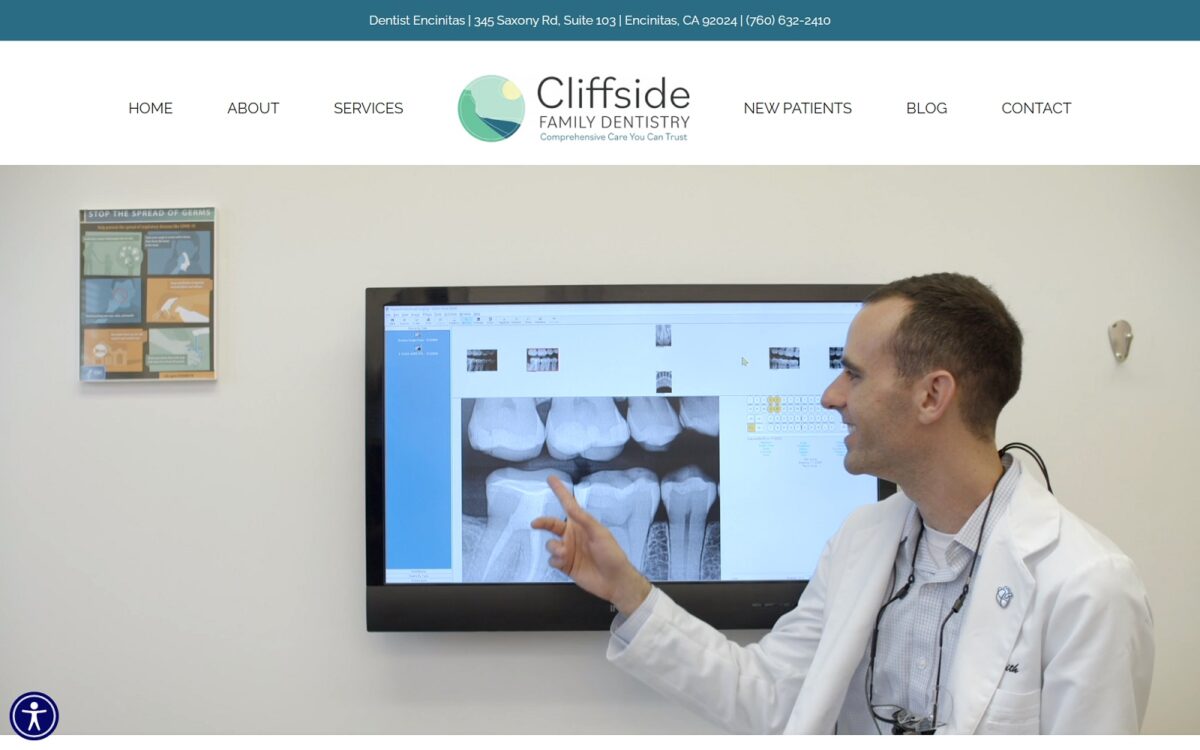 dentistinencinitasca.com screenshot