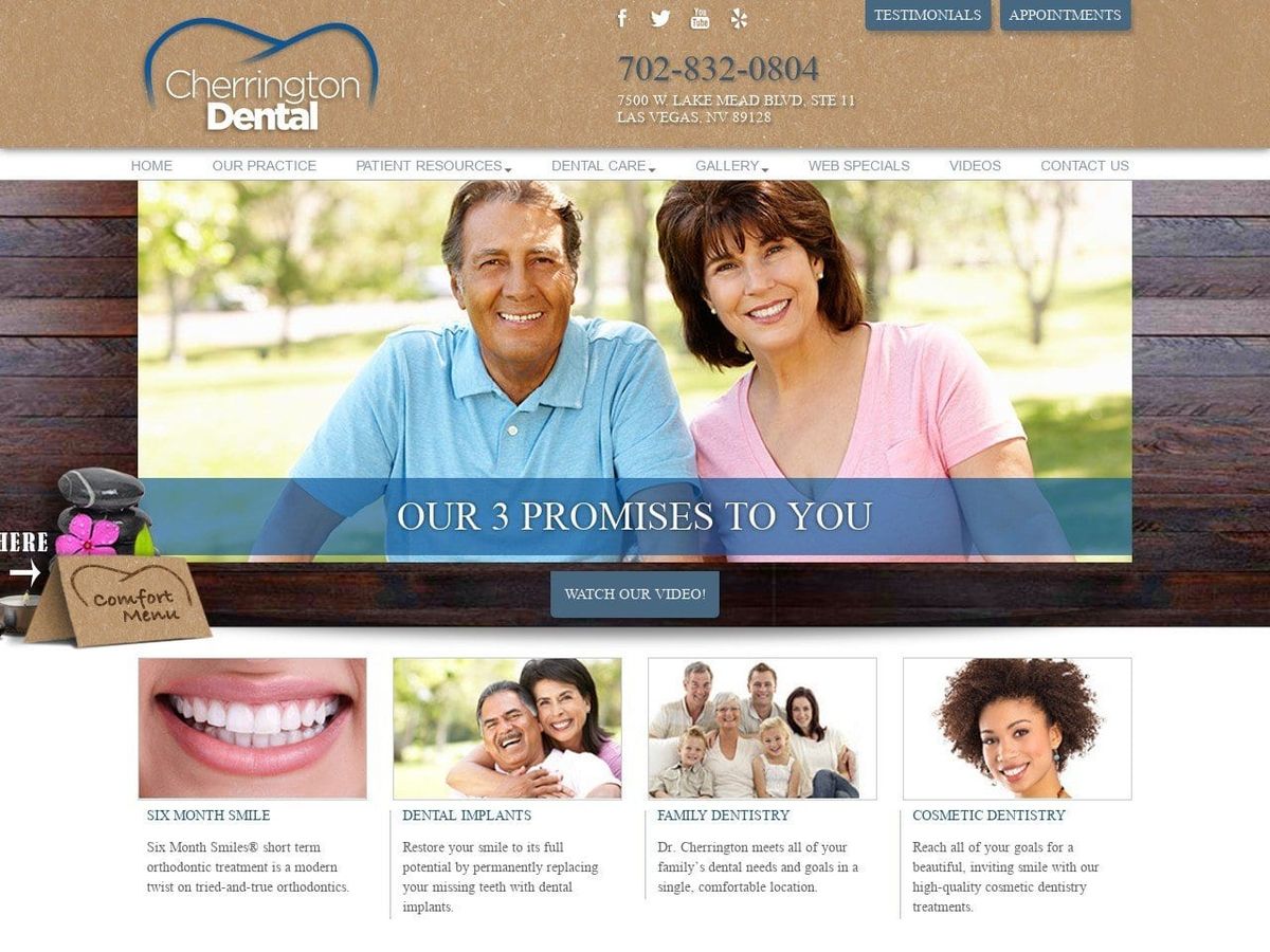 Dentist  Inlasvegasnevada Website Screenshot from dentistinlasvegasnevada.com