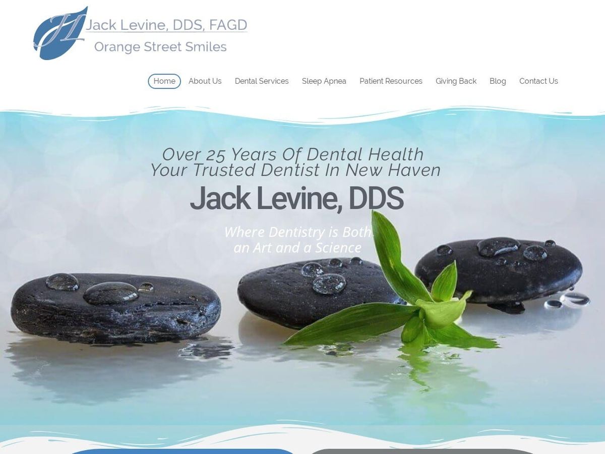 Dentist  Innewhavenct Website Screenshot from dentistinnewhavenct.com