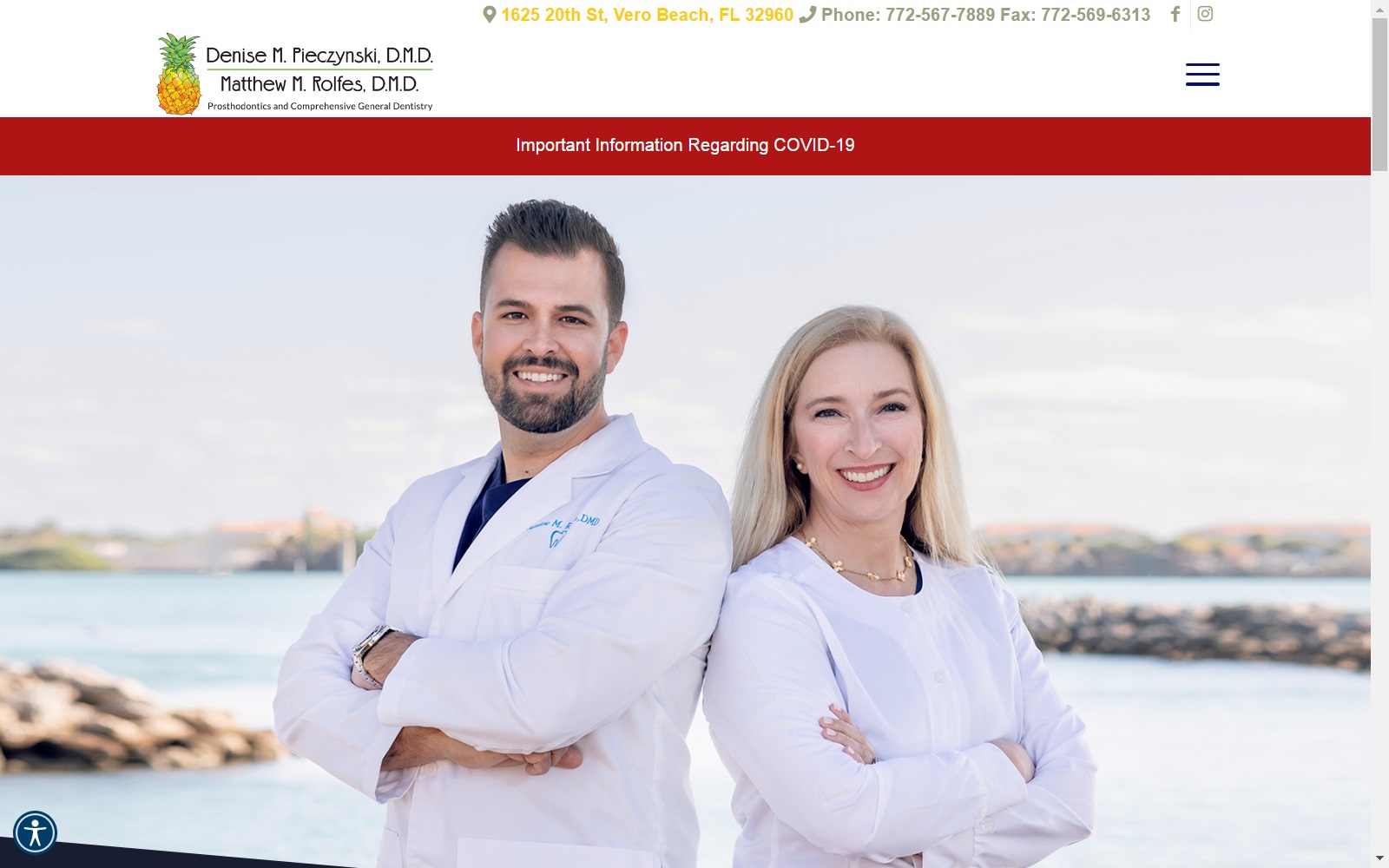 dentistinvero.com screenshot