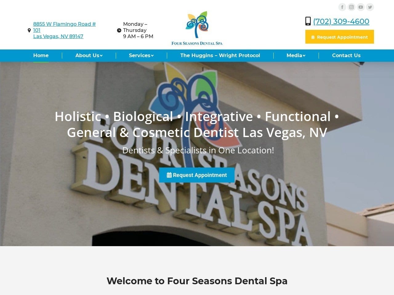 AAA Dental Website Screenshot from dentistlasvegas.net