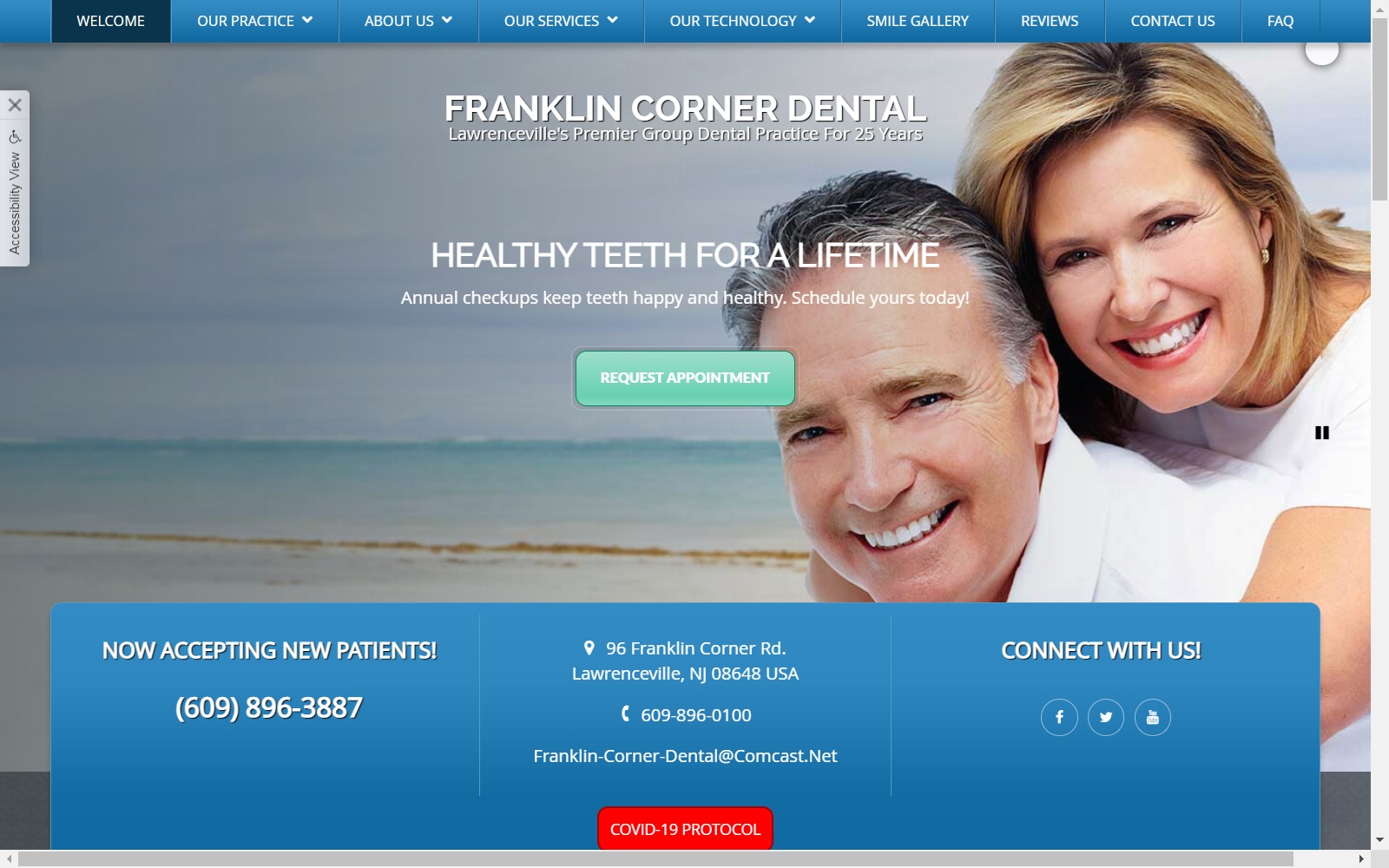 dentistlawrenceville.com screenshot