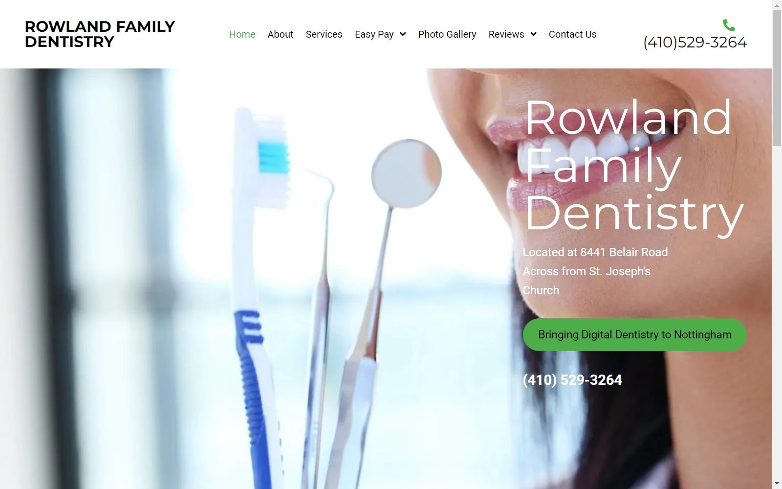 dentistperryhall.com screenshot
