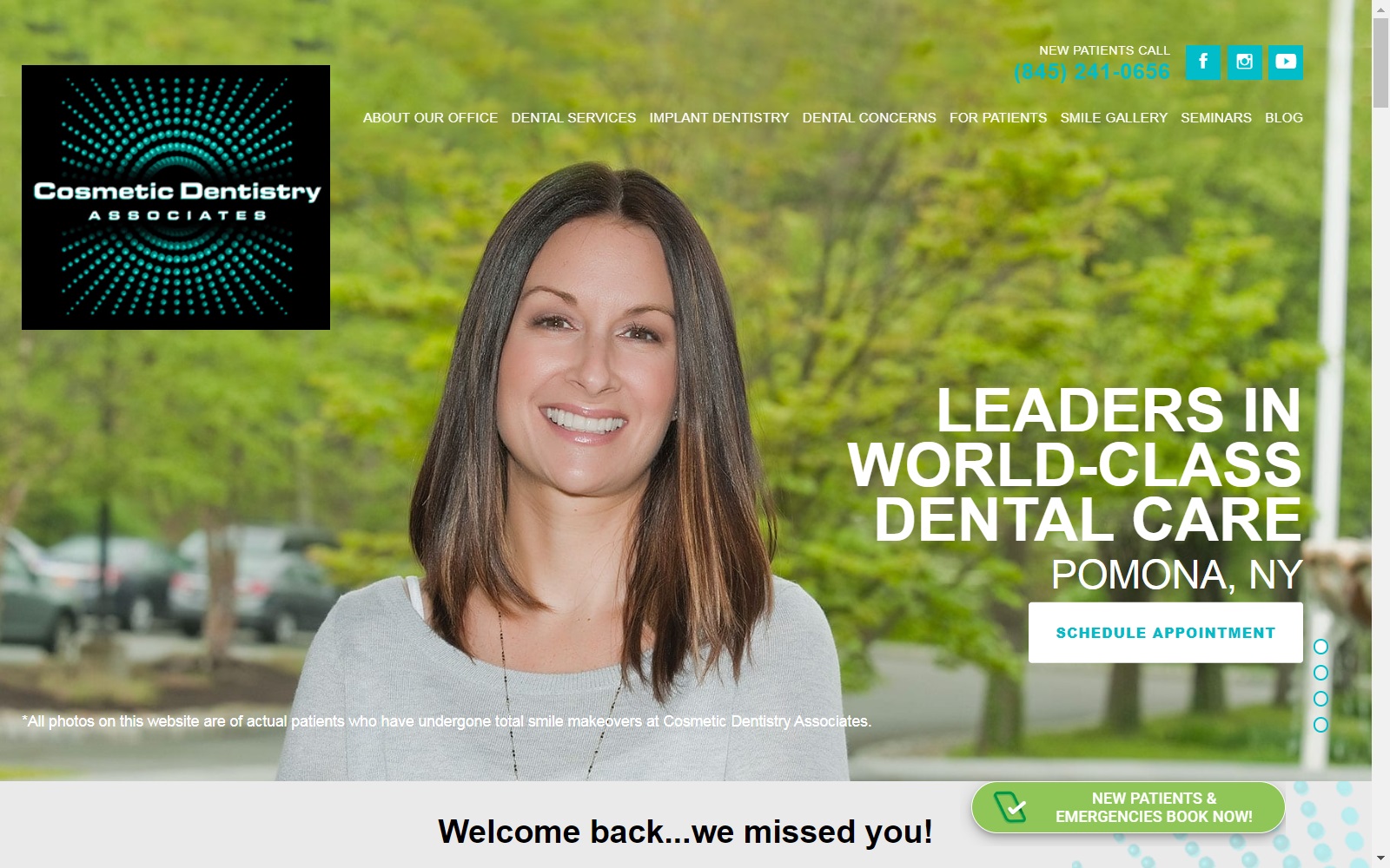 dentistryofrockland.com screenshot