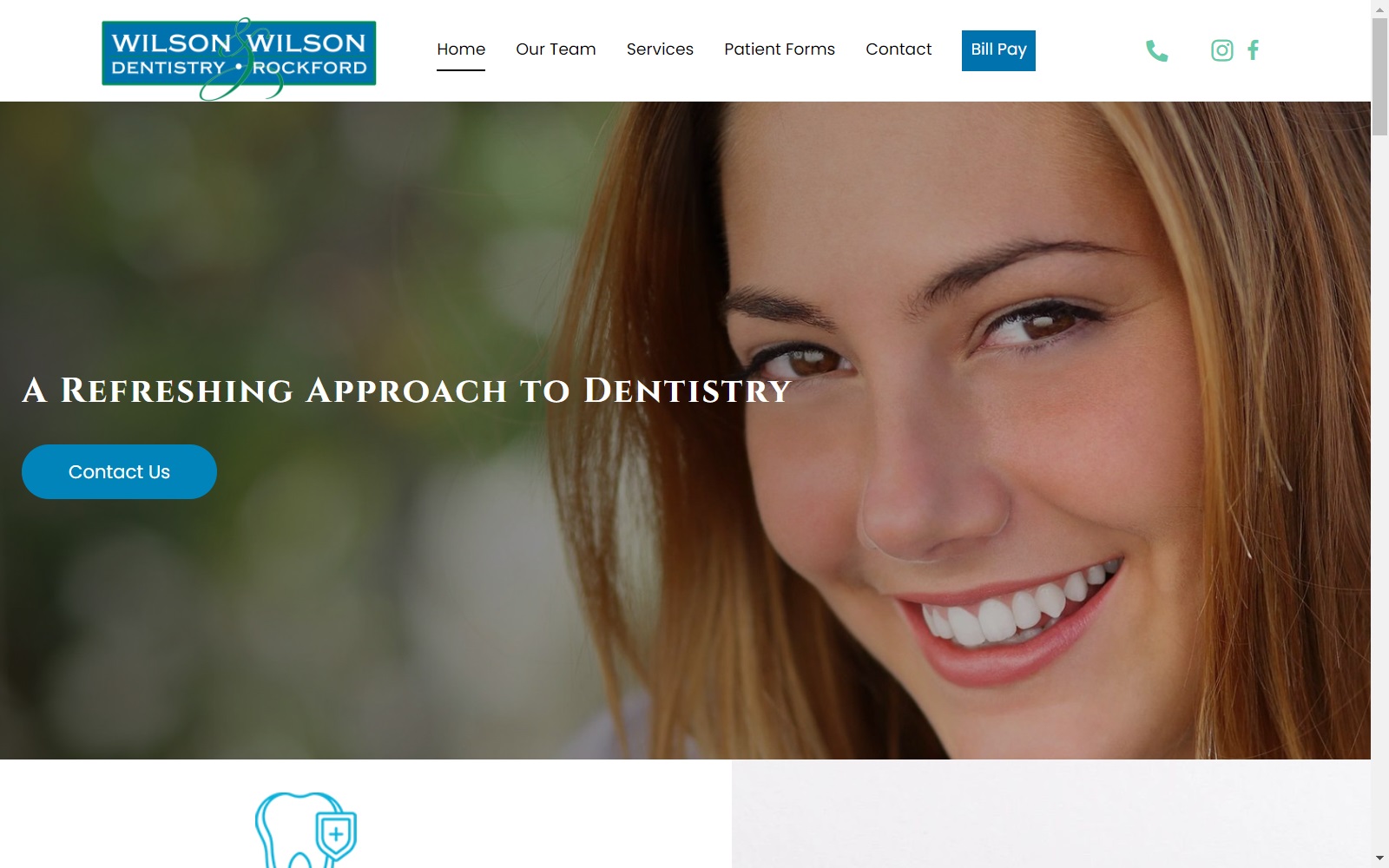 dentistryrockford.com screenshot