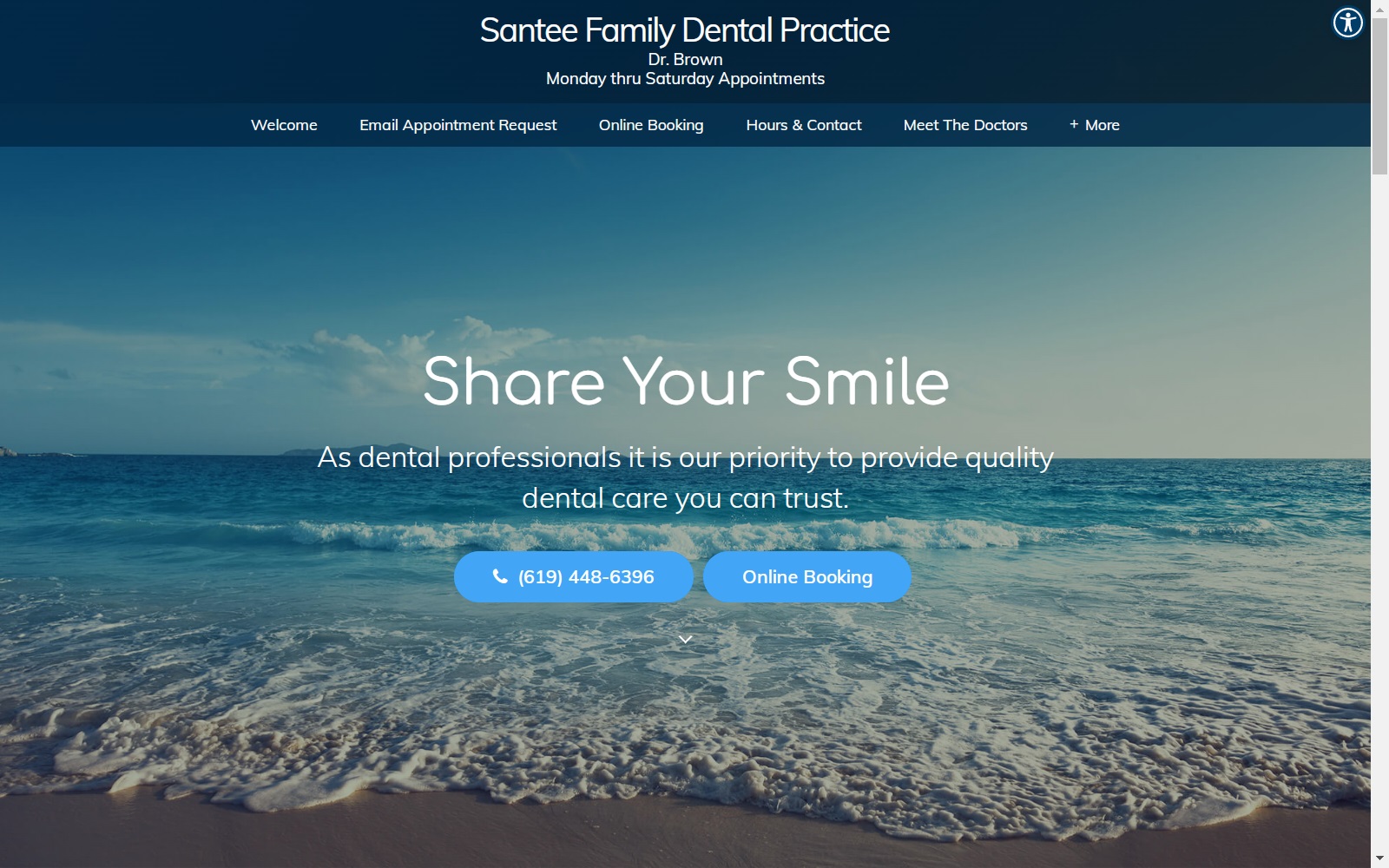 dentistsantee.com screenshot