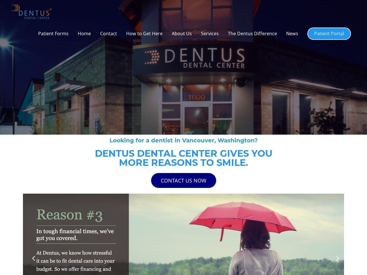 Kirk M. Shillinger DDS Website Screenshot from dentus.com