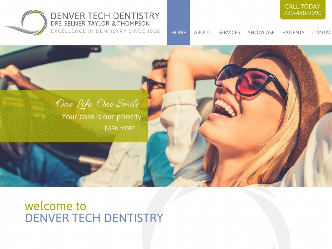 Dr. Andrea L. Taylor DDS Website Screenshot from denvertechdentistry.com