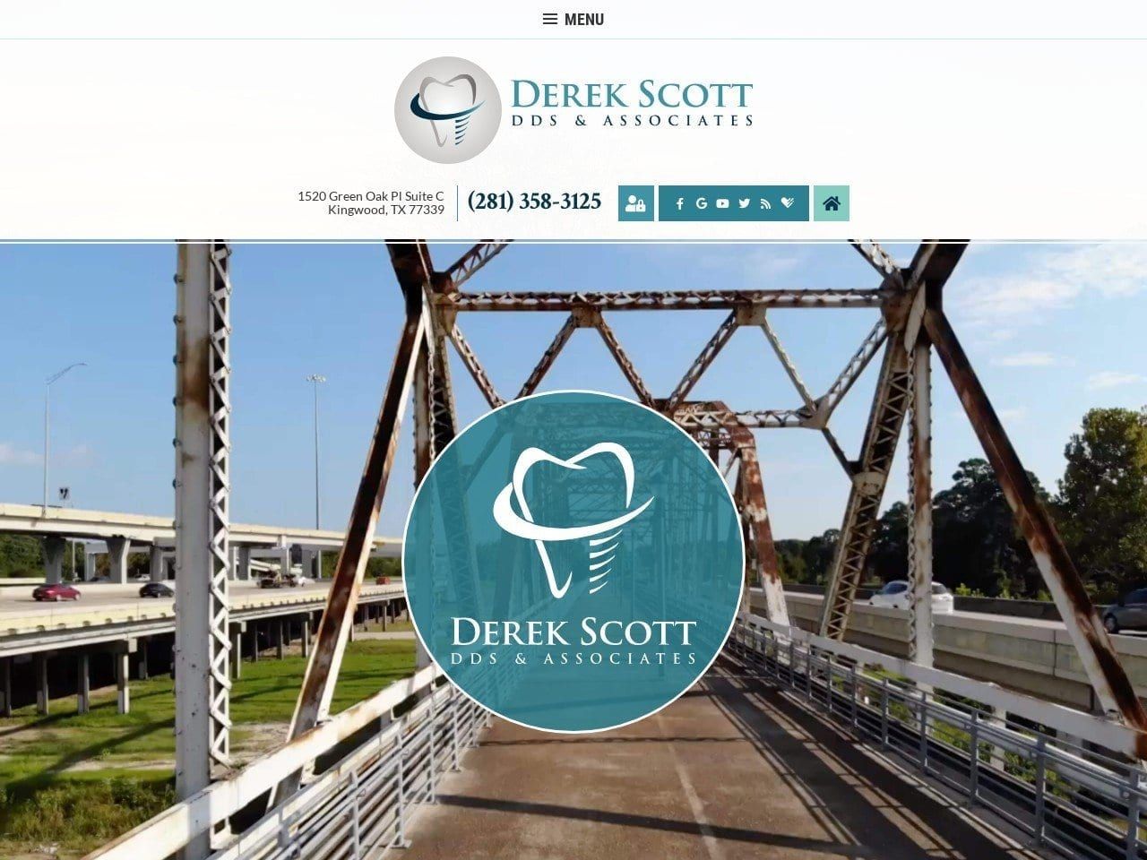 Derek W Scott Dentist Website Screenshot from derekscottdds.com
