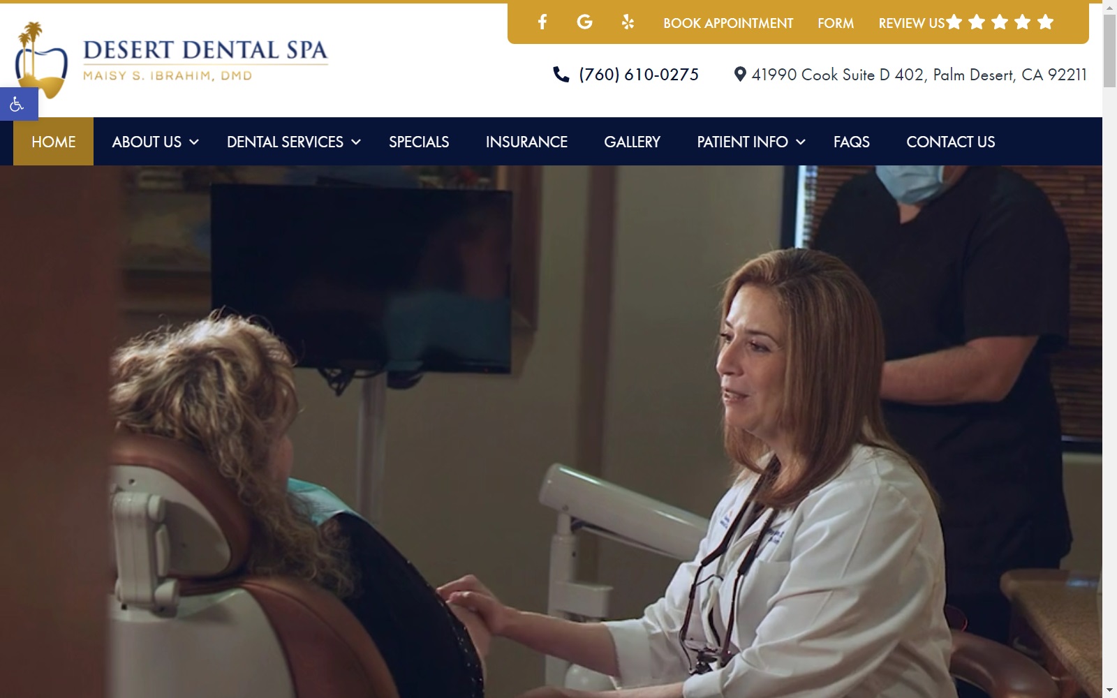 desertdentalspa.com screenshot