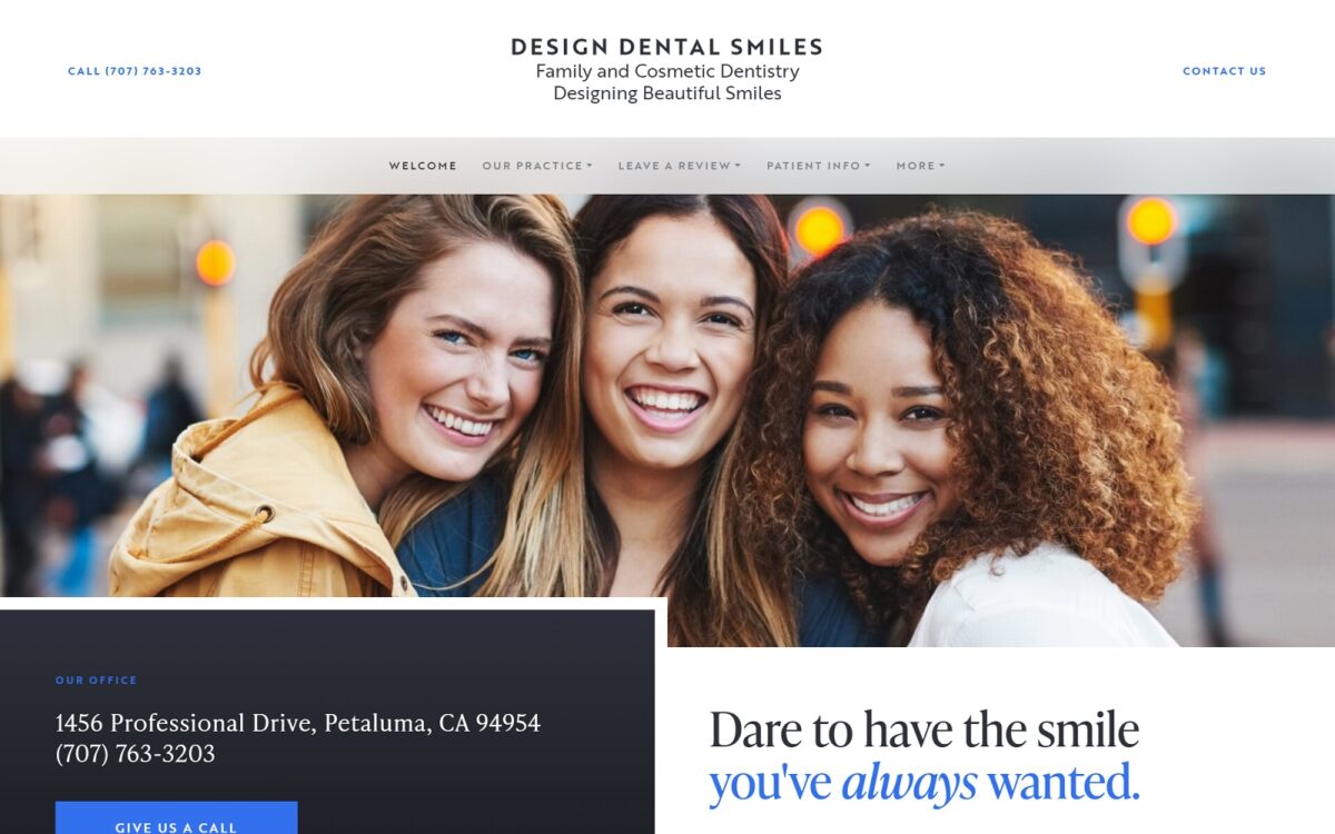 designdentalsmile.com screenshot