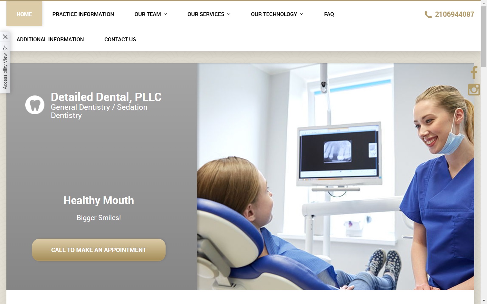 detaileddental.com screenshot