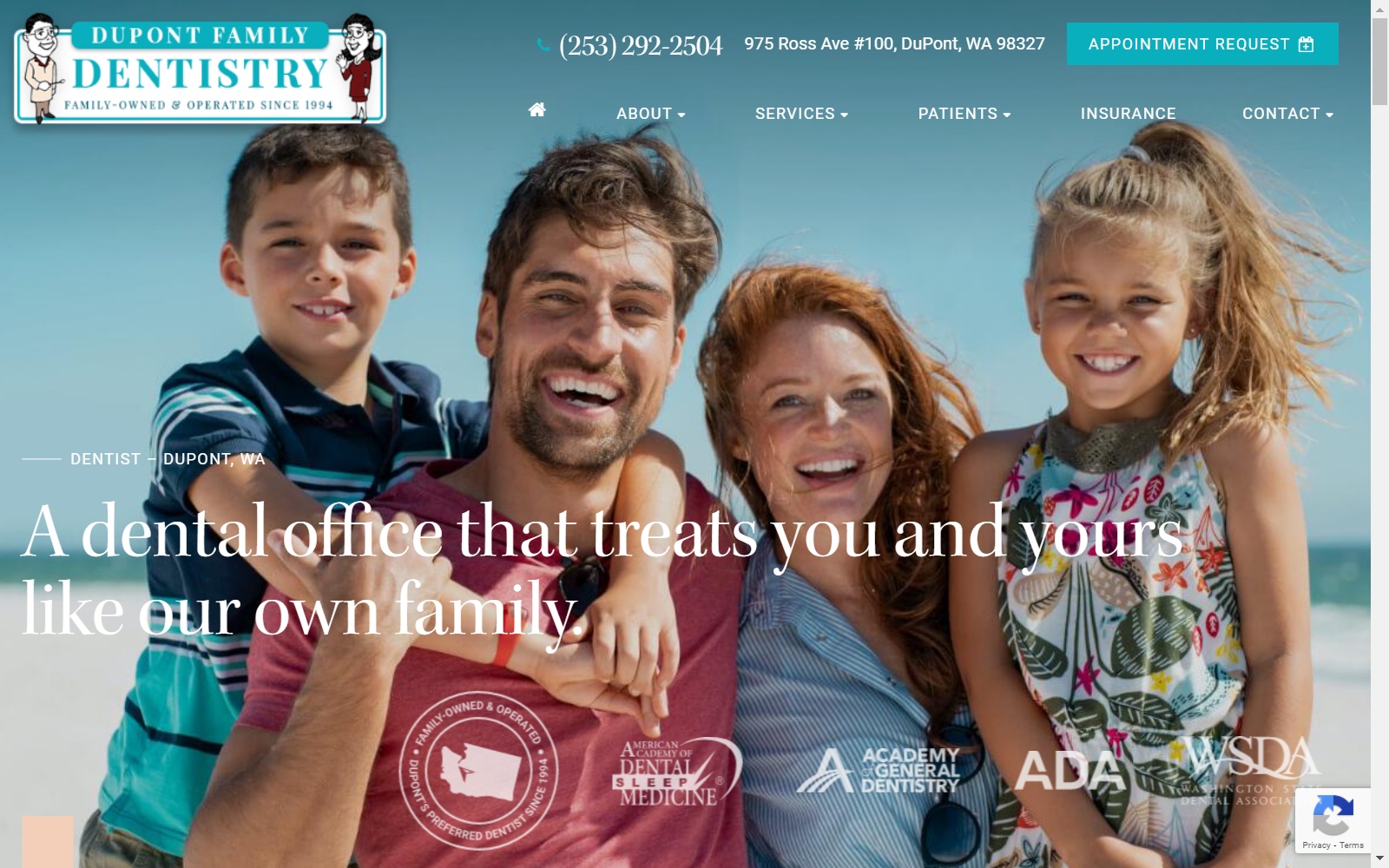 devotedfamilydental.com screenshot