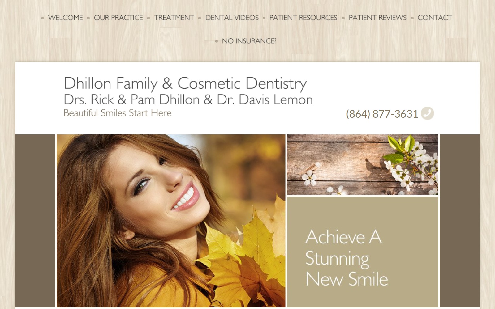 dhillonfamilydentistry.com screenshot