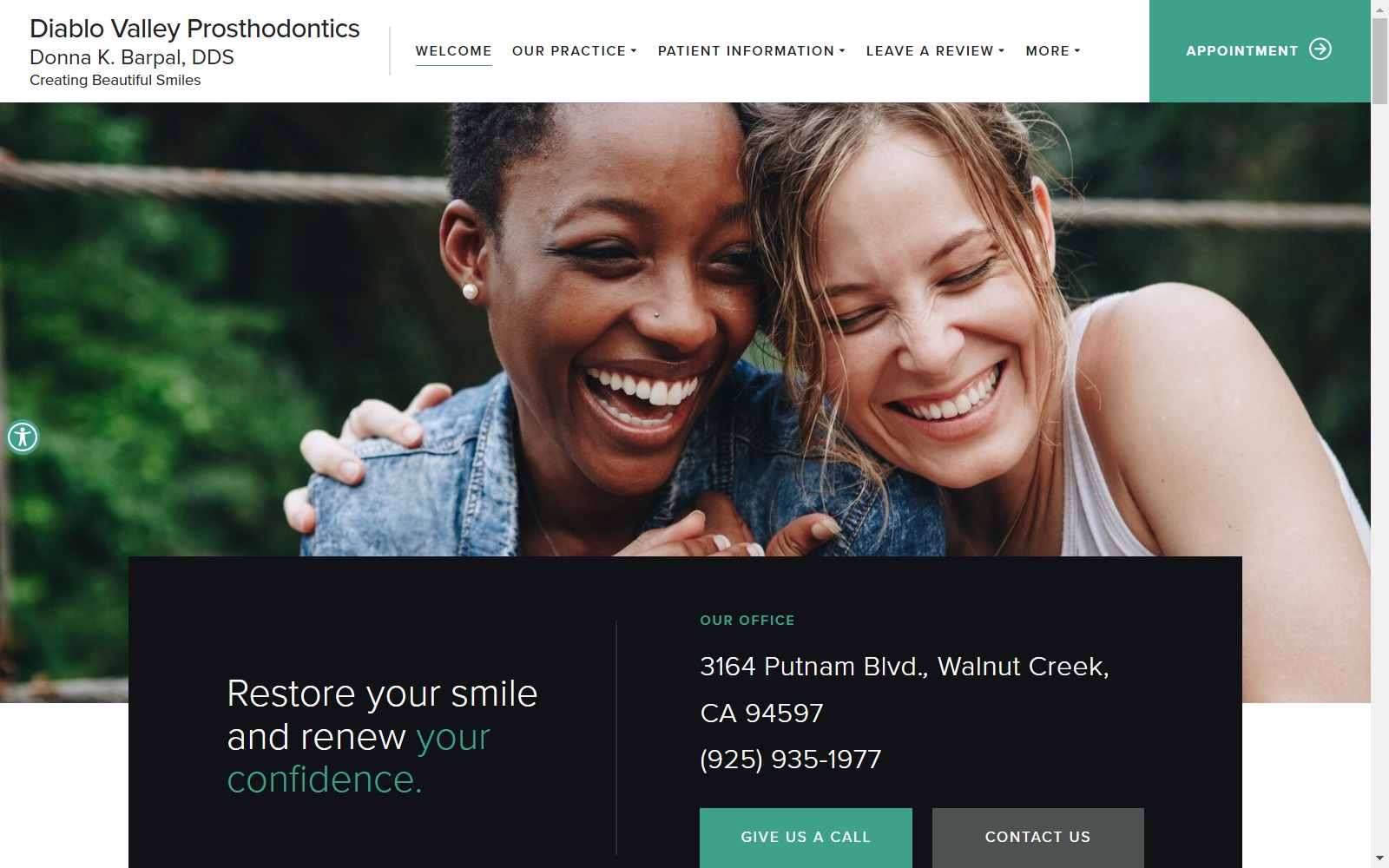 diablovalleyprosthodontics.com screenshot