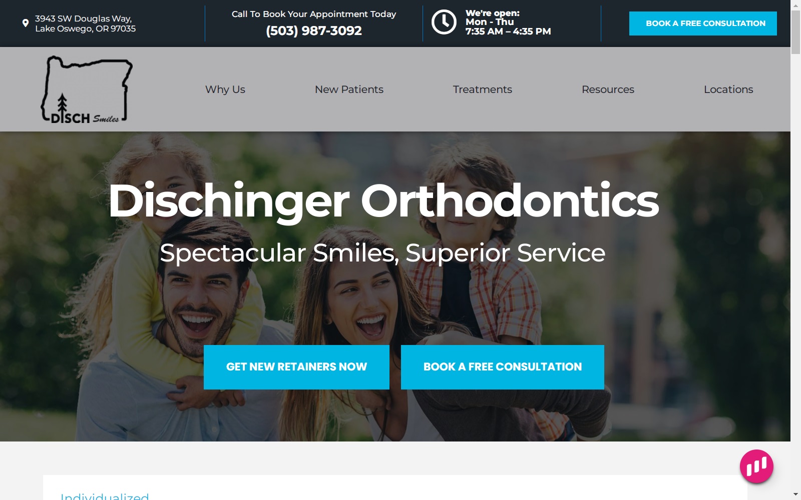 dischingerteam.com screenshot