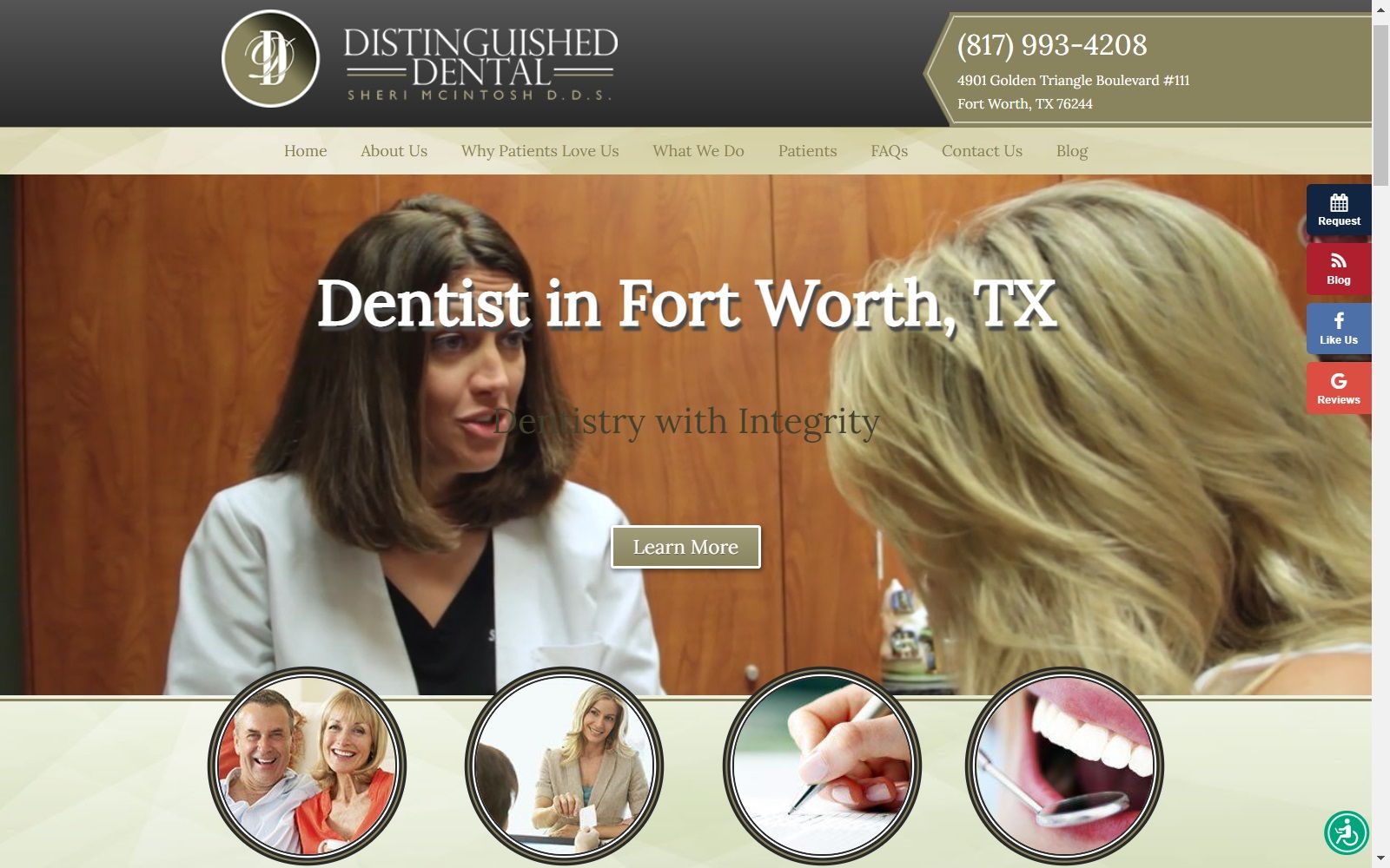 distinguished-dental.com screenshot