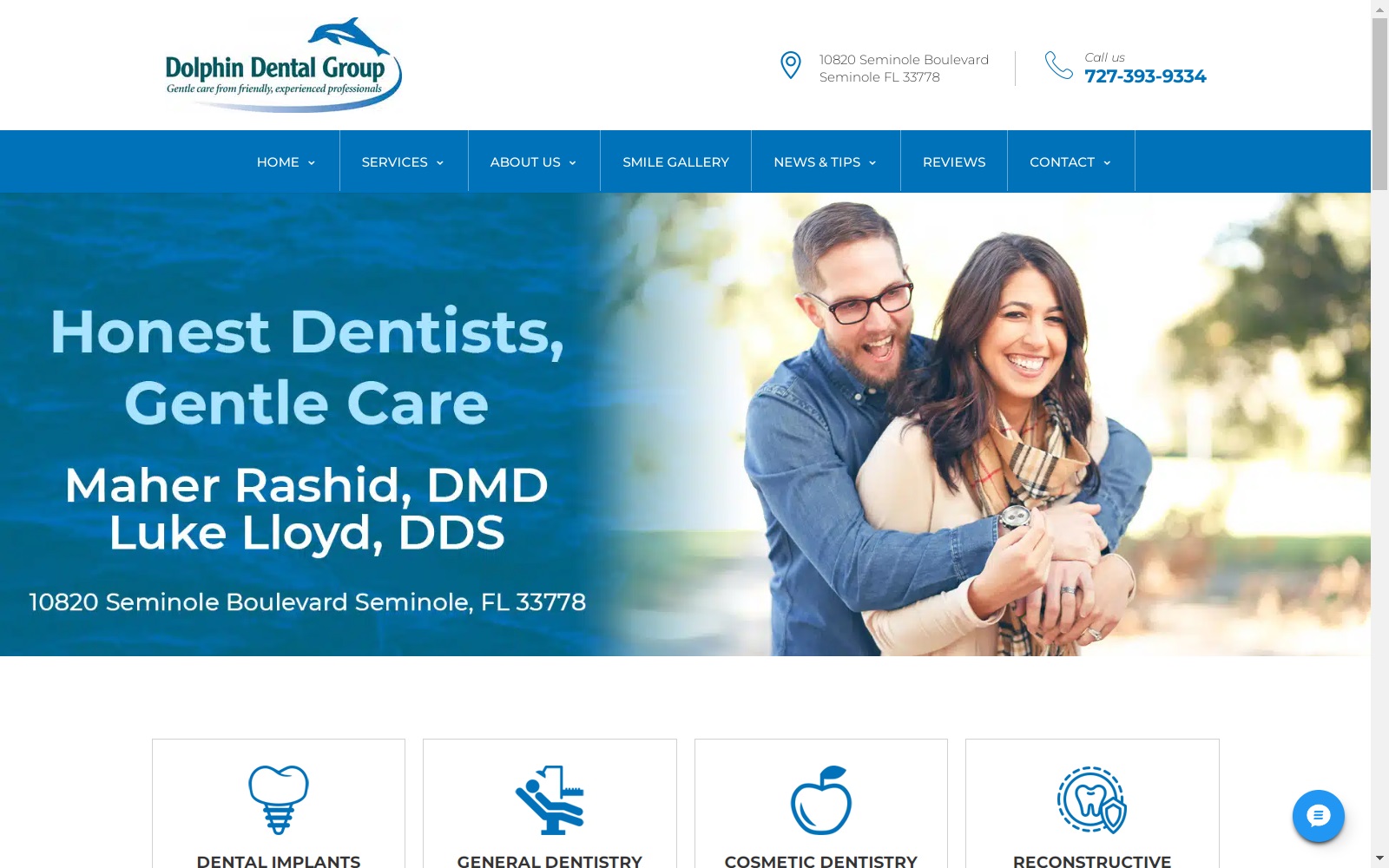 dolphindental.com screenshot