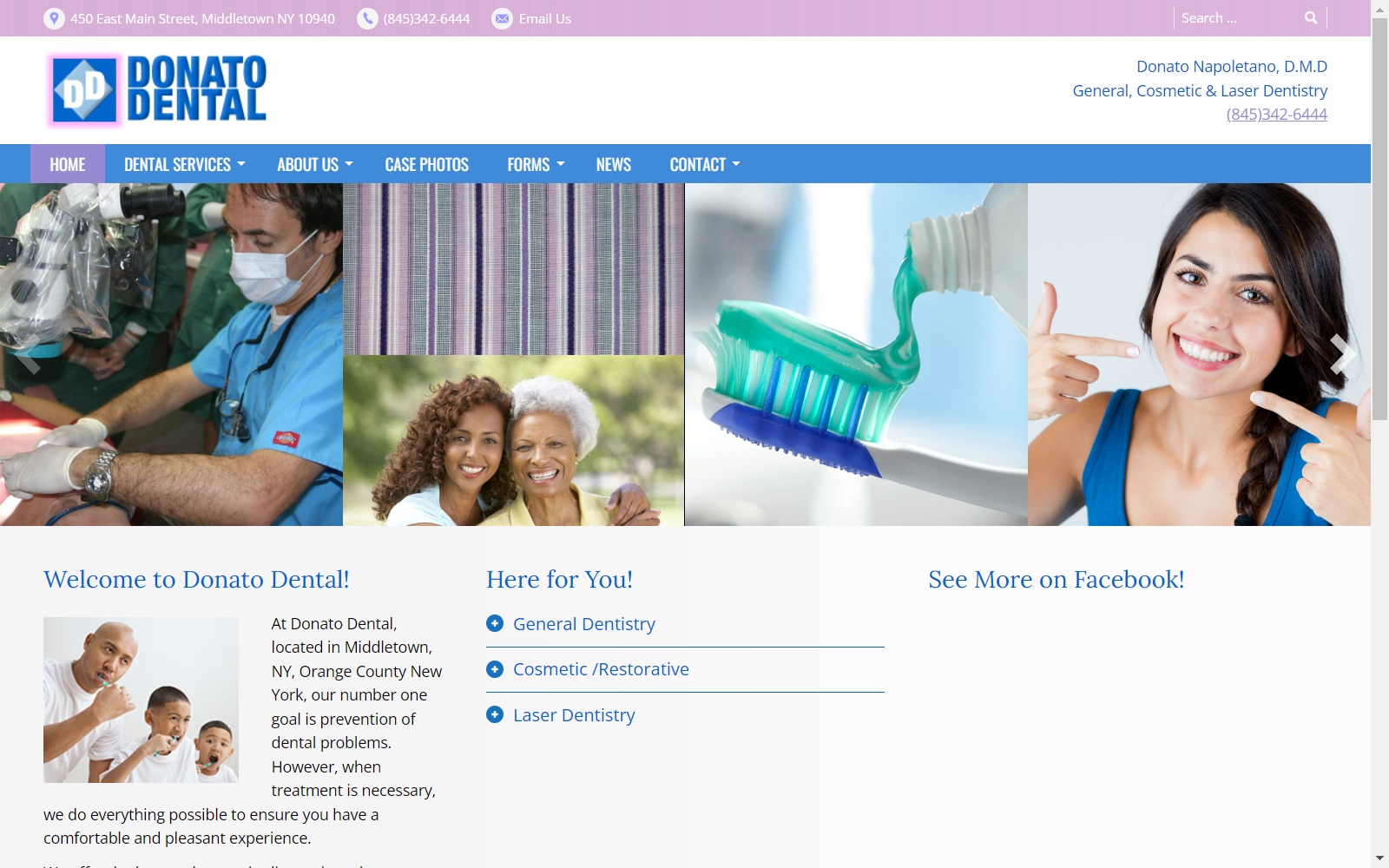 donatodental.com screenshot