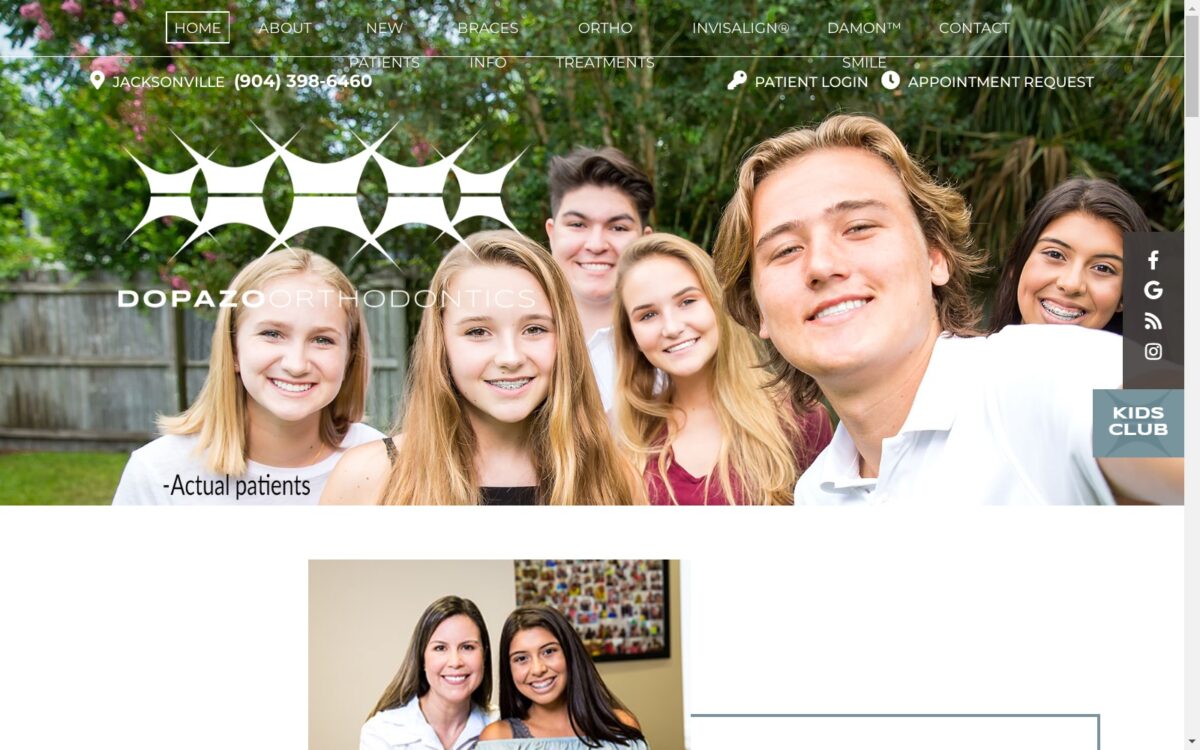 dopazoortho.com screenshot