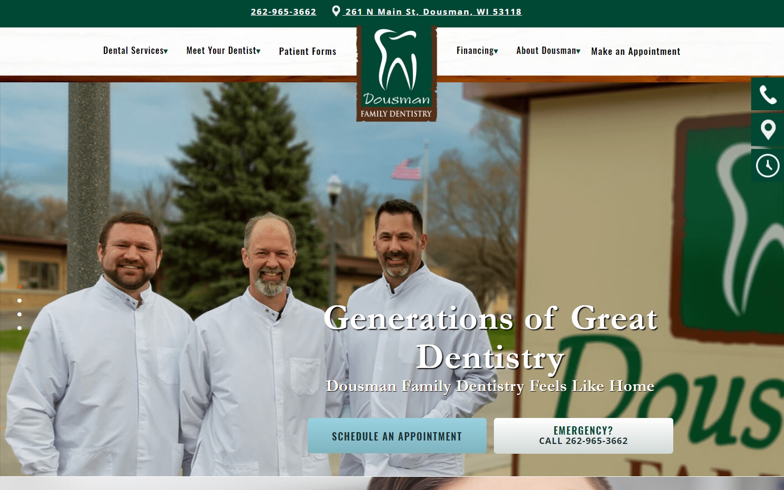 dousmanfamilydentistry.com screenshot