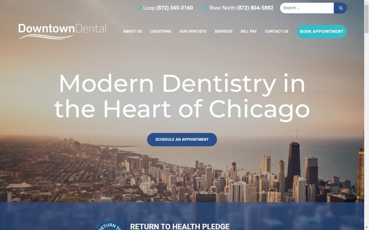 downtown-dental.com screenshot