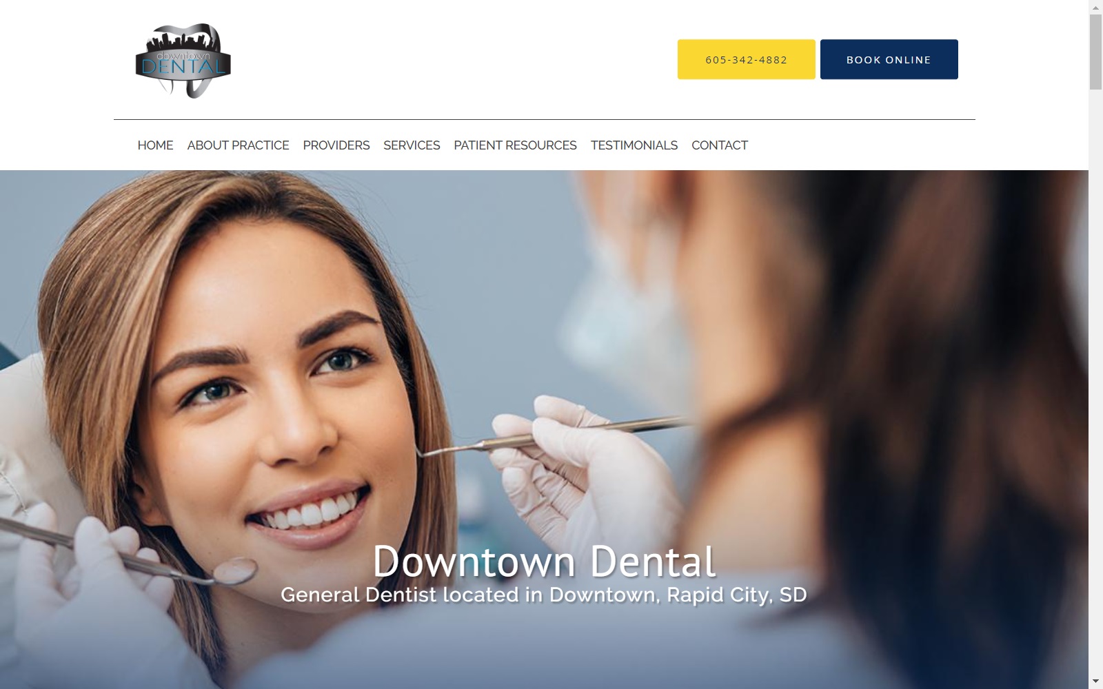 downtowndentalrc.com screenshot